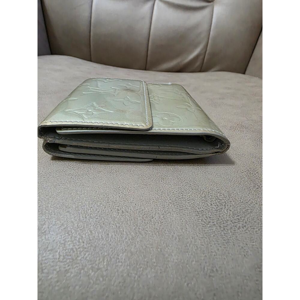 Louis Vuitton Monogram Vernis Patent Leather Elise Tri-Fold Wallet EUC - Picture 4 of 11